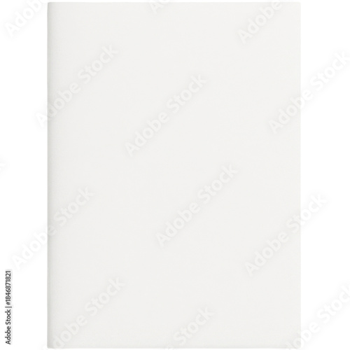Blank Paper Sheet Portrait Orientation Mockup