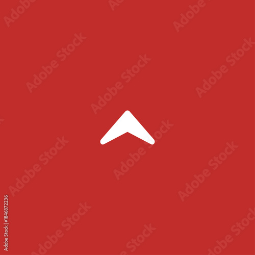 UP arrow logo Icon flat vector design