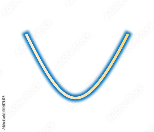 Smooth Curved Line PNG | Minimal Abstract Wave Stroke