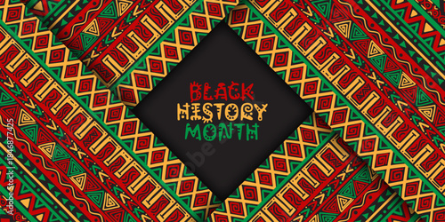 hand drawn black history month background, Black history month celebrate.