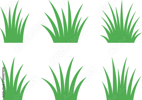 Minimalist potted houseplant illustration set modern indoor plants flat design green decor elements isolated on white background