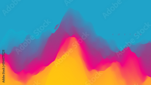 Mountains peak. Landscape. Abstract background. Vector illustration for brochure, poster, cover, card, presentation, flyer or banner.