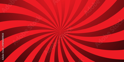 Abstract orange and red summer swirl sunset diagonal geometric sunrise texture design. sunburst sunbeam radial glow vector energy cartoon poster template.