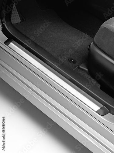 Wallpaper Mural Luxury car floor mats in black fabric Torontodigital.ca