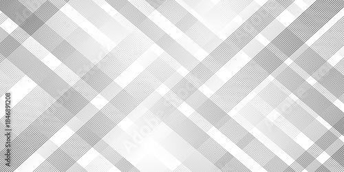 Vector gradient gray line abstract pattern Transparent monochrome striped texture, minimal background. Abstract background wave line elegant white striped diagonal line technology concept web texture.