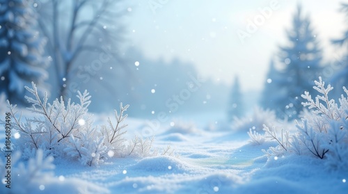 Wallpaper Mural Serene winter forest Torontodigital.ca