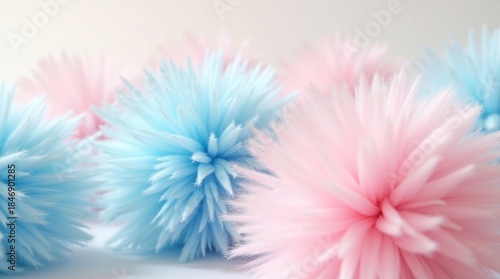 Wallpaper Mural Colorful pom poms decoration Torontodigital.ca