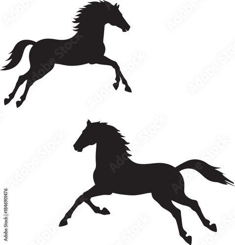silhouette of a horse ,horse silhouette vector ,horse, animal, silhouette, farm, illustration, running, stallion, horses, art, sport, tail, race, outline, equine, nature, vector, black, animals, mamma