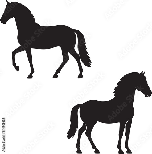 silhouette of a horse ,horse silhouette vector ,horse, animal, silhouette, farm, illustration, running, stallion, horses, art, sport, tail, race, outline, equine, nature, vector, black, animals, mamma