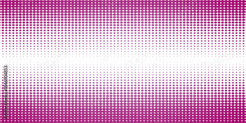 Glowing pink and violet abstract background featuring a digital mosaic pattern of white dots and light squares for a creative wallpaper design