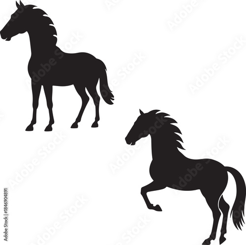 silhouette of a horse ,horse silhouette vector ,horse, animal, silhouette, farm, illustration, running, stallion, horses, art, sport, tail, race, outline, equine, nature, vector, black, animals, mamma