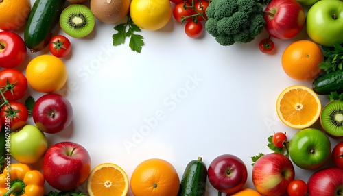 “Healthy Food Frame Flat Lay”