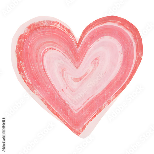 A heart-shaped illustration with pink and red swirling patterns, symbolizing love and affection in a romantic context.