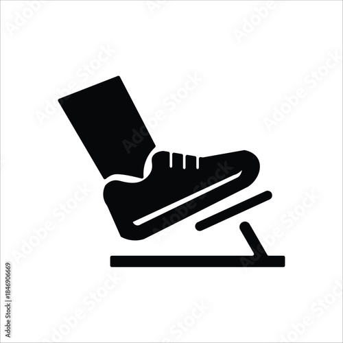 accelerate icons. simple solid vector illustration