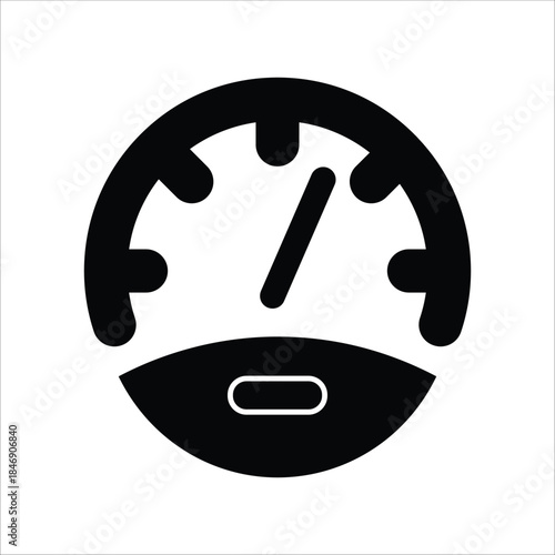 gauge icons. simple solid vector illustration