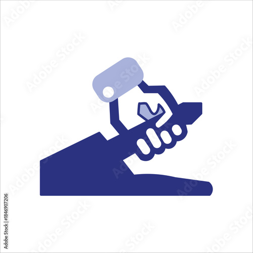 handbrake icons. simple colored vector illustration