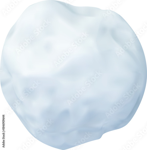 Snowball representing cold winter season