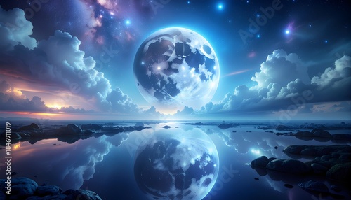 Fototapeta Naklejka Na Ścianę i Meble -  earth in space