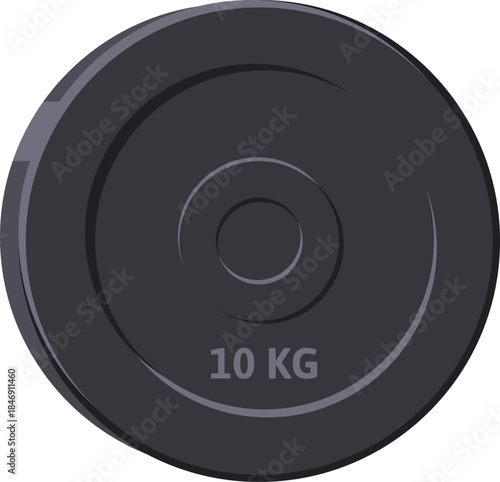 Weight plate for fitness and strength training workout