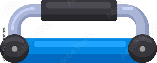 Ab roller exercising equipment for core strength workout