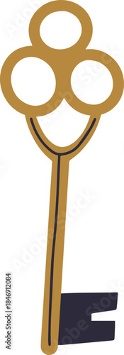 Golden key unlocking solution creating new opportunities