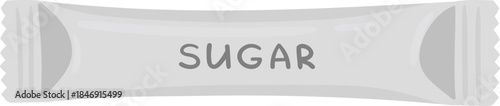 Sugar packet providing a single serving of sweetener