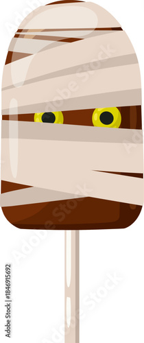 Spooky mummy ice cream bar for Halloween party fun