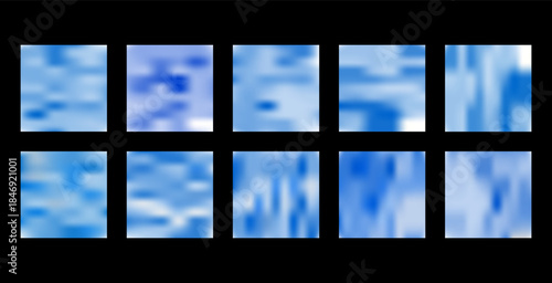 Abstract defocused background Set, A blurry image of a colorful object with a blurry background Set