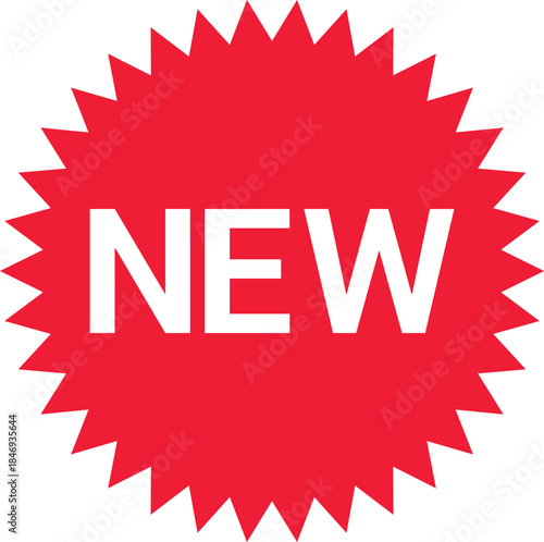 NEW Sticker Set Zigzag Discount Price Drop Special Price Campaign Fair Decoration Adornment Seal Stamp. Set of new arrival shop product tag icon. New labels or sale badges and banners vector sticker