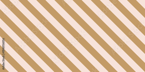 Simple vector stripes texture. Stylish seamless pattern with bold diagonal lines. Gold and soft pink color. Abstract minimal striped background. Basic ornament. Repeated design for wallpaper, print
