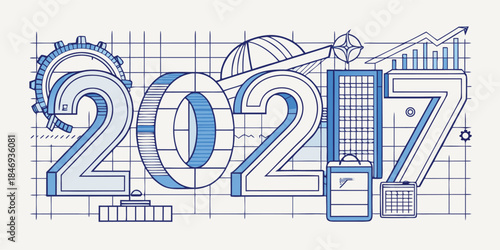 hand drawn sketch of city