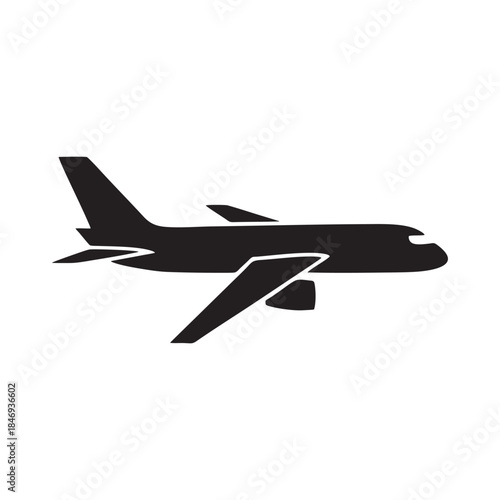 vector illustration of airplane