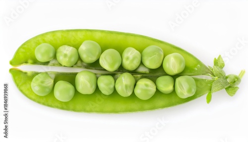 Wallpaper Mural Fresh green peas opening in a pea pod Torontodigital.ca