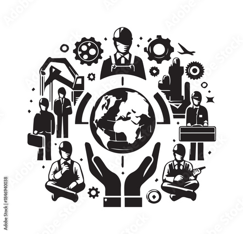 business people around the world