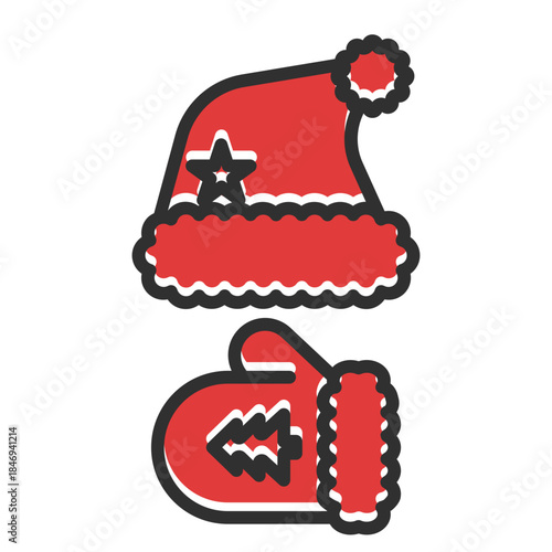 Santa claus clothes icon