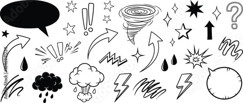 Comic book sound effects and symbols