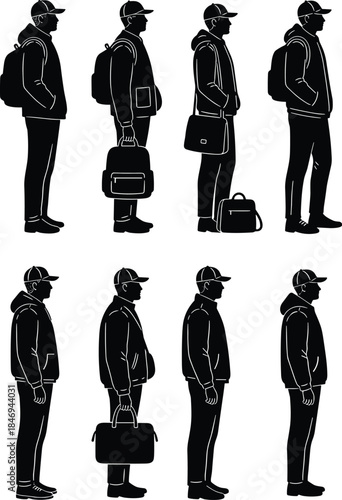 Extensive Collection of Traditional Lamppost and Street Light Silhouettes Black Icons for Vintage Urban, Park, and Classic Outdoor Architecture Design Elements Vector Set