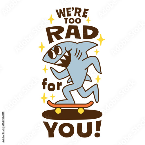 A summer holiday cartoon character with funny quote : 