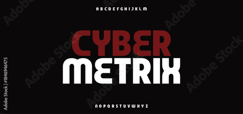 Minimal modern logo alphabet font. Typography abstract minimalist sans serif technology, electronic, digital, music, movie, creative logos fonts. vector illustration