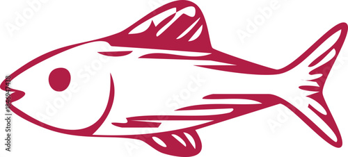 Hand Drawn Marine Life Line Icons Set