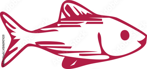 Hand Drawn Marine Life Line Icons Set