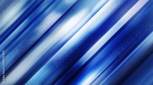 Abstract blue diagonal lines, conveying movement and depth. A visually appealing design with gradients and layers, offering a modern aesthetic
