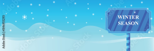 Winter-themed Background design with cool blue tones, ice and snow elements, and modern geometric shapes. Ideal for winter sale promotions, social media , digital banners, posters, seasonal marketing