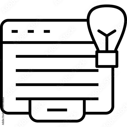 Opinion Icon Vector Element