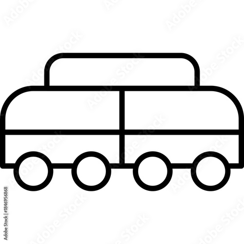 Roller Coaster Icon Vector Element