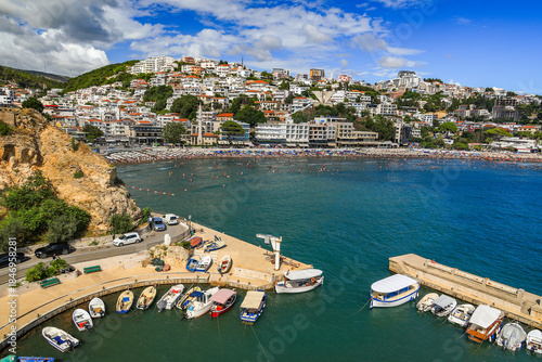 Foto Scenic summer landscape of Ulcinj resort in Montenegro, Europe