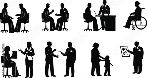 silhouette, business, people, interaction, communication, meeting, office, workplace, teamwork, collaboration, presentation, discussion, partnership, handshake, diversity, inclusion, accessibility, wh