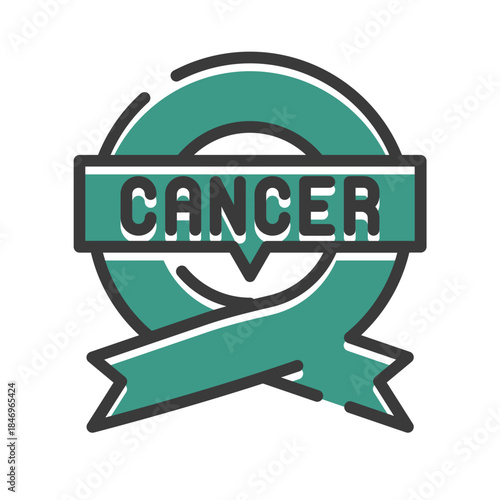 Cancer day icon