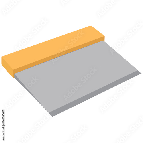 dough scraper bakery item vector.