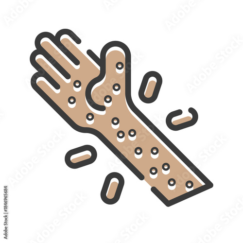Skin cancer icon